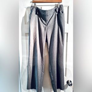 Comfy trousers for office! Wide elastic waist band. Apt 9 Size 14 blk/white/gray